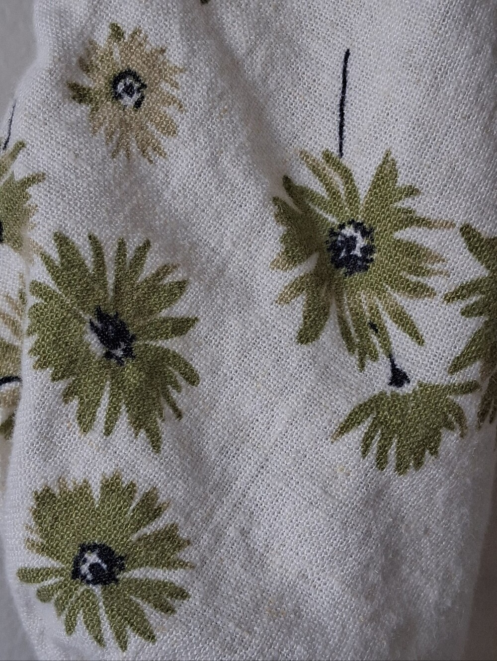 Abercrombie & Fitch Floral Dress Linen & Rayon Mix - Picture 4 of 7